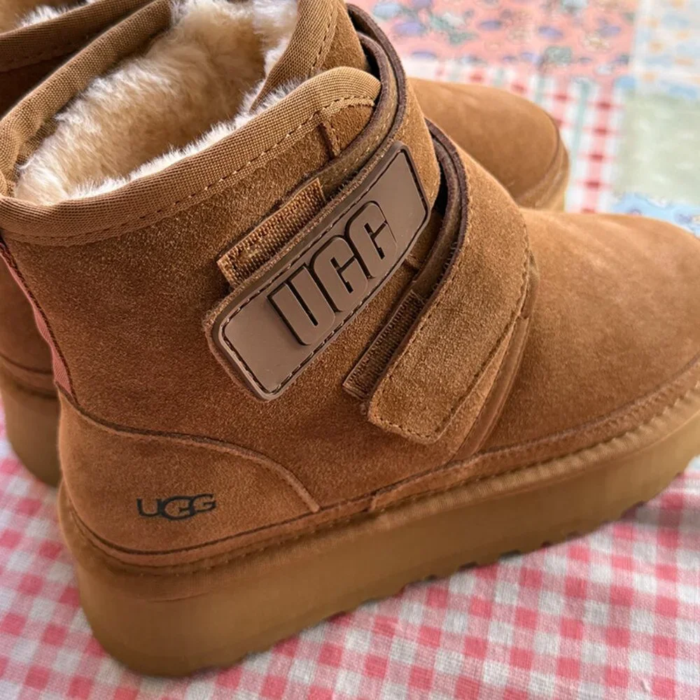 UGG Neumel Platform Chukka Boot In The Chestnut Color - Picture 5 of 9